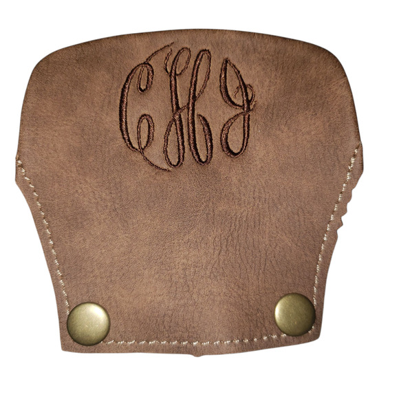 Marleylilly Women’s Duck Boots Sz 9 Tan Brown Waterproof Faux Leather Monogram - Picture 9 of 13